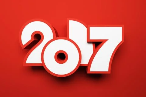 2017 new year Stock Illustration