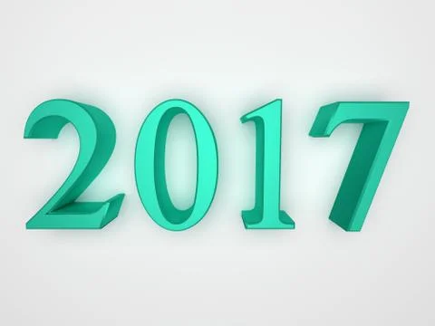 2017 new year Stock Illustration