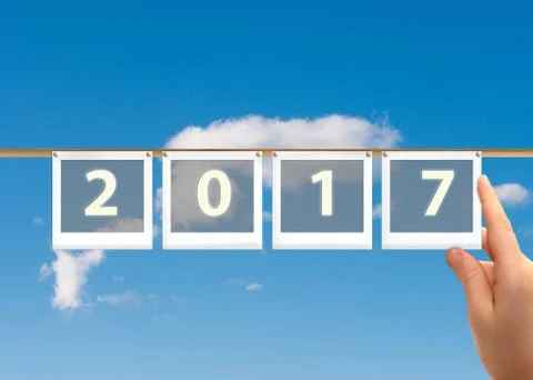 2017 new year Foto stock