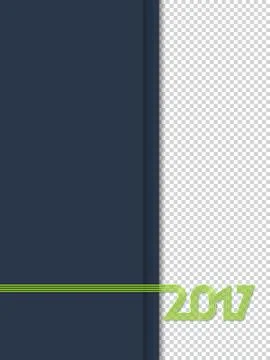 2017 notepad cover design Stock Illustration