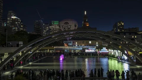 2017 Nuit Blanche Toronto Video stock 88741615