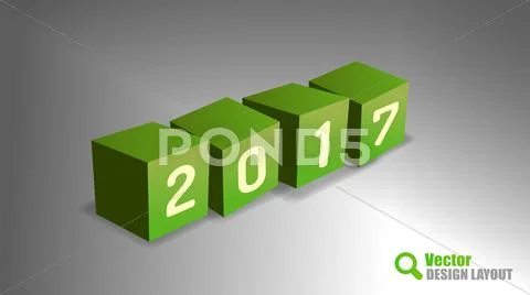 2017  PF Cubes Stock Illustration