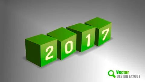 2017  PF Cubes Stock Illustration