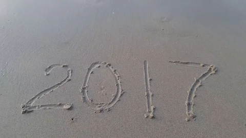 2017 on the sand washes wave Stock Footage 82263587