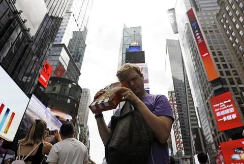 2017 Solar Eclipse
 in New York, USA - 21 Aug 2017 Stock Photos