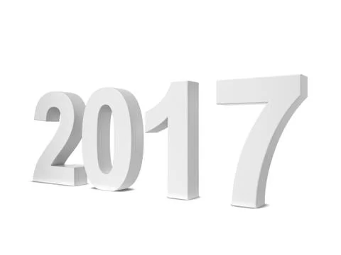 2017 text Illustrazione stock