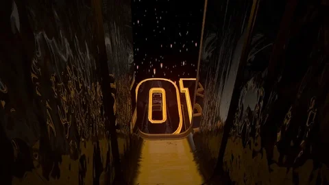 2017 text infinite tunnel Stock Footage 70621395