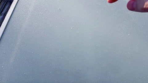 2017 On Written On A Frosty Window Stock Footage 71032058