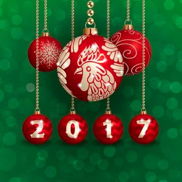 2017 Year  Stock Illustration