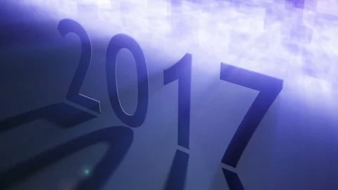 2017 year volume light effect Video stock 69741189