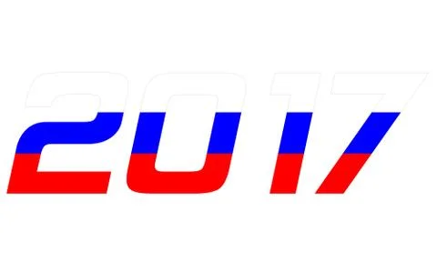 2017 Year.Russia Stock Illustration