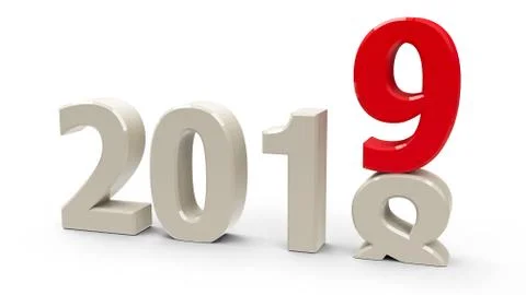 2018-2019 Stock Illustration