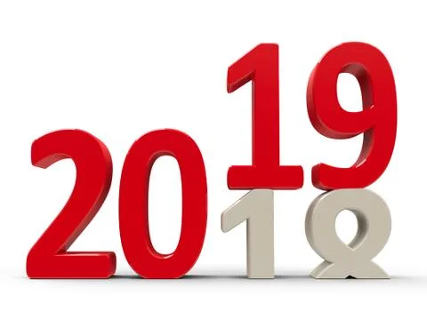 2018-2019 Stock Illustration