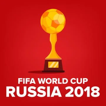 2018 FIFA World Cup Background Vector. Russia Event. World Cup Background. Match Stock Illustration