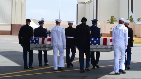 Flag Draped Coffins Stock Footage Royalty Free Videos Pond5