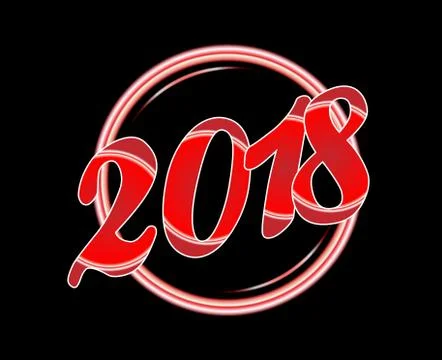 2018 Florescent Light Stock Illustration