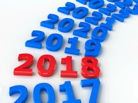 2018 future circle Stock Illustration