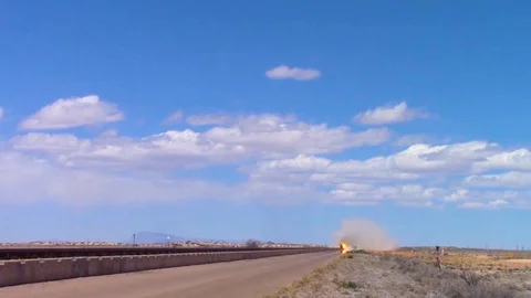 2018 - The Holloman High-Speed Test Track is used to test ejection seats and Video stock 100599073