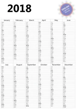 2018 Stock Illustration