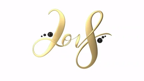 2018 New Year Text lettering gold CG animation Stock Footage 83065834
