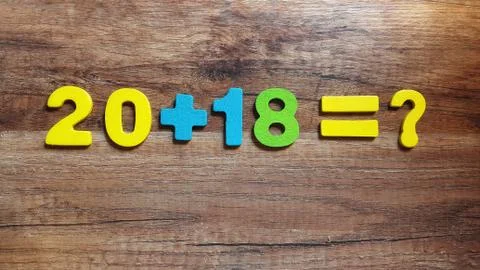 2018 with a question mark. concept Stock Photos