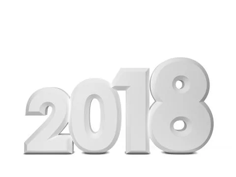 2018 text sign Stock Illustration