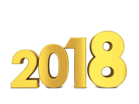 2018 text sign Stock Illustration