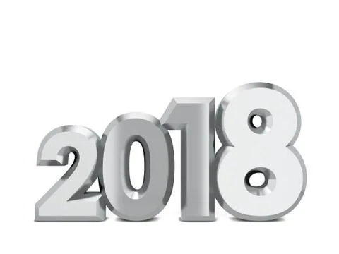 2018 text sign Stock-Illustration