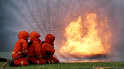 20181027.FireFlighter.P1030784 Stock Footage 154353770