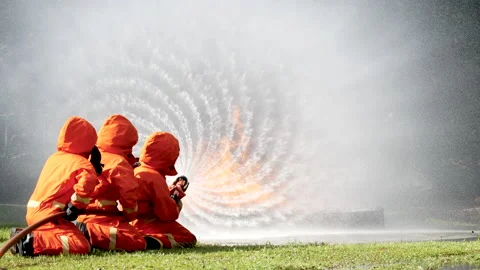 20181027.FireFlighter.P1030786 4 Stock Footage 154353644