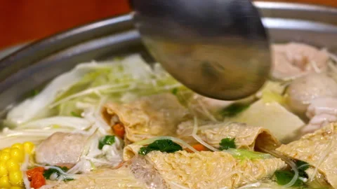 20181214 Hot Pot Stock Footage 345808425