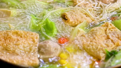 20181214 Hot Pot Stock Footage 345808658
