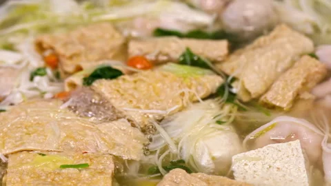 20181214 Hot Pot Stock Footage 345808676