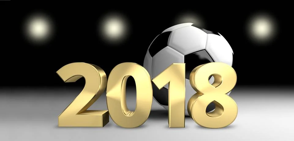2018soccerevent Stock Illustration