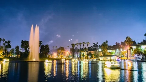 2019-07-04 Echo Park 03 4K A Stock Footage 116136037