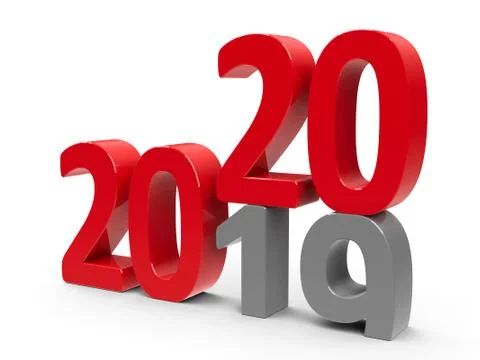 2019-2020 #4 Stock Illustration
