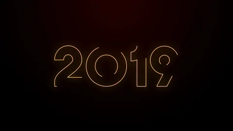 2019 Animated Lines. Loopable background Stock Footage 98802979