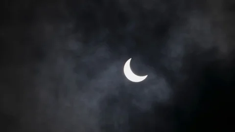 2019 Annular Solar Eclipse in Jakarta 4k Stock Footage 121923080