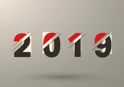 2019 background modern design Stock Illustration