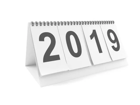 2019 Calendar Stock Illustration