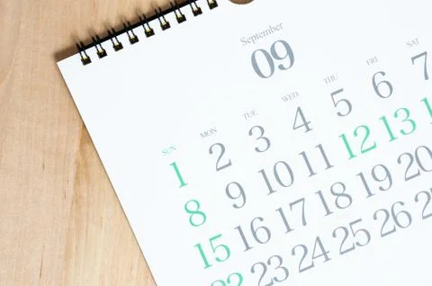 2019 calendar Foto stock