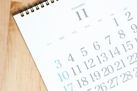 2019 calendar Stock Photos