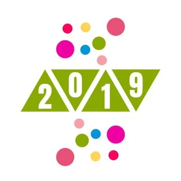 2019 custom design Stock Illustration