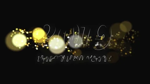 2019 happy new year Stock Footage 81181467