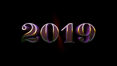 2019 metal logo Stock Footage 98139568