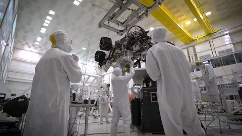 2019 Time Lapse of some of the tests performed on the NASA, JPL and Cal Tech Stock Footage 136198131