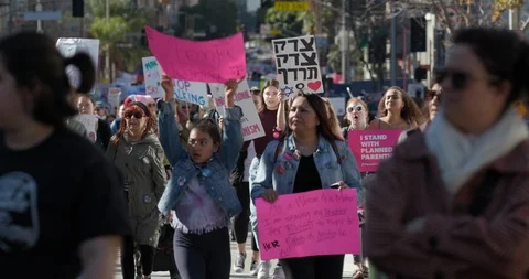 2019 Women’s March Stock Footage 101544508