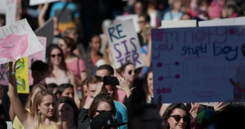 2019 Women’s March Stock Footage 101601526