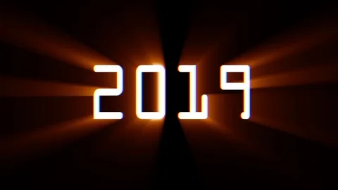 2019 words glitch interference noise light rays effect close up seamless loop 動画素材 83315218