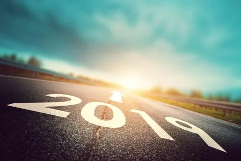 2019 year background Foto stock